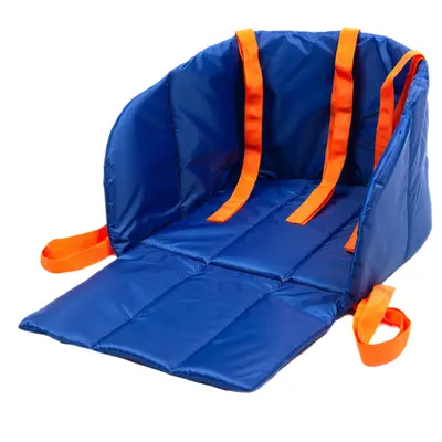 Матрац-сидіння для санок Snower, синій з помаранчевим