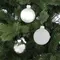 Ялинкові скляні кульки Mica Decorations компл.26 шт, Ø 7/6/5 см, білі