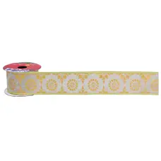 Стрічка декоративна Chomik текстиль, 5 см х 2.7 м, Коло