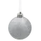 Ялинкові пластикові кульки Chomik комплект 20шт, Ø 5см, сріблясті