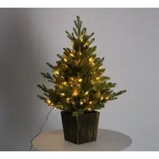Ялинка штучна Chomik в горщику, 90 LED ламп, висота 90 см