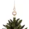 Ялинкова скляна верхівка Mica Decorations 31 см, золотиста, матова