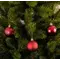 Ялинкові пластикові кульки Mica Decorations комплект 27 шт, Ø 8 см, вишневі