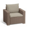 Комплект садових меблів Keter California 3 seater, бежевий