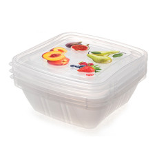 Контейнери для продуктів, 0,5 л, 3 шт.