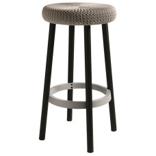 Стілець садовий пластиковий KETER COZY BAR STOOL, дюна 506