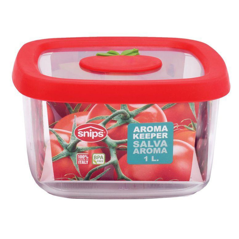 Контейнер для продуктів, 1,0 л, томат