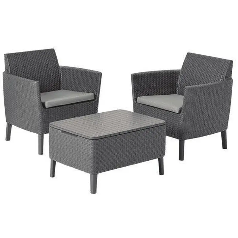 Комплект садових меблів Keter Salemo balcony set, капучіно - пісок