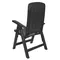 Стілець садовий пластиковий складаний BICA Carmen, графіт