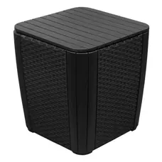 Стіл-скриня пластикова Keter Luzon Flat, графіт