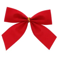 Бант декоративний Chomik текстиль, 12 шт, оксамит червоний