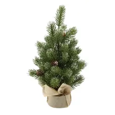 Ялинка штучна Chomik засніжена з шишками, 35 см