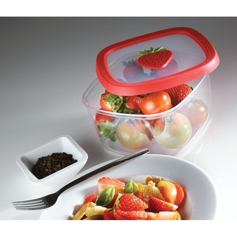 Контейнер для продуктів, 1,5 л, полуниця