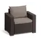 Комплект садових меблів Keter California 3 seater, коричневий