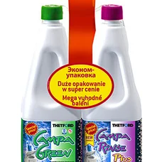 Комплект рідин для біотуалету Thetford Duopack Campa Green і Campa Rinse Plus, по 1,5 л