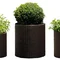 Набір горщиків для квітів Keter Cylinder Planter Set, коричневий