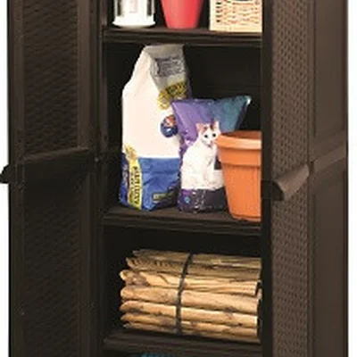 Ящик для зберігання KETER RATTAN STYLE - TALL SHED Compact Garden 430 л