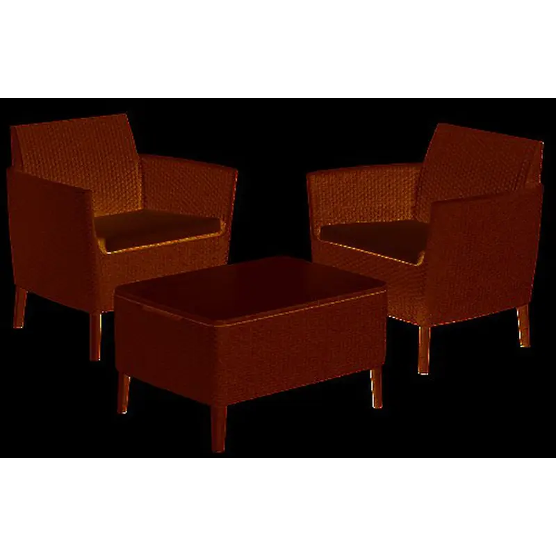 Комплект садових меблів Keter Salemo balcony set, графіт - прохолодний сірий