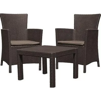 Комплект садових меблів Keter Rosario balcony set, коричневий Комплект садових меблів Keter Rosario balcony set, коричневий