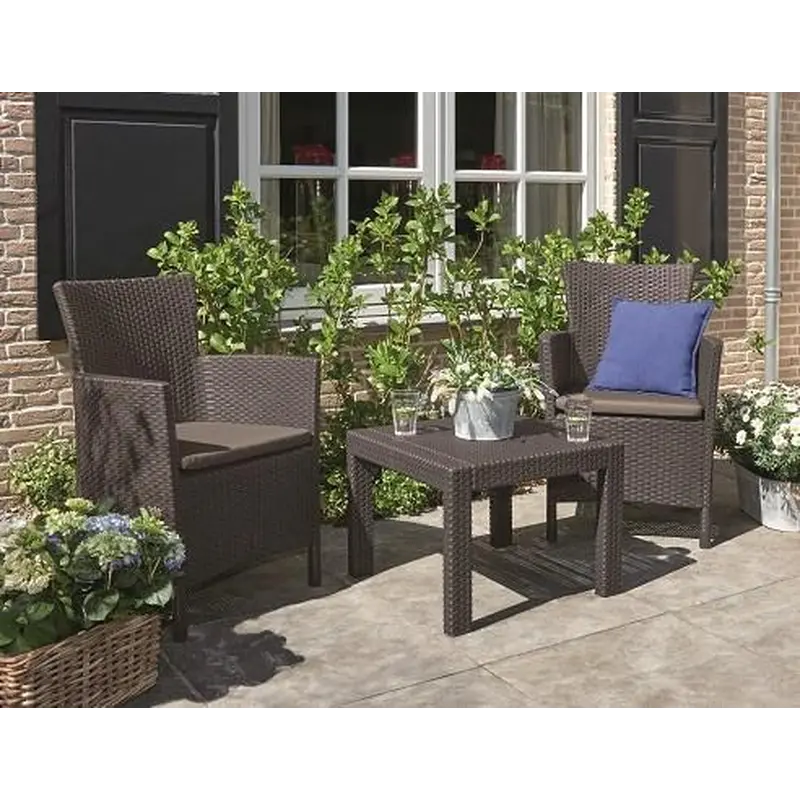 Комплект садових меблів Keter Rosario balcony set, коричневий Комплект садових меблів Keter Rosario balcony set, коричневий