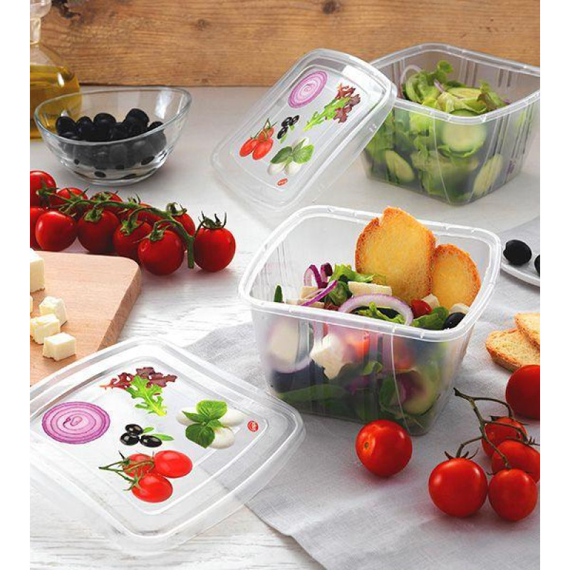 Контейнери для продуктів, 1,0 л, 3 шт.