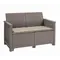 Комплект садових меблів Keter Emma 2 seater set, бежевий Комплект садових меблів Keter Emma 2 seater set, бежевий