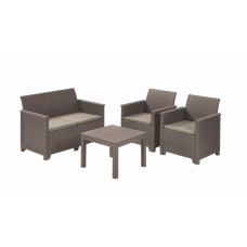 Комплект садових меблів Keter Emma 2 seater set, бежевий