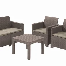 Комплект садових меблів Keter Emma 2 seater set, бежевий
