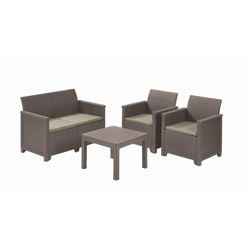 Комплект садових меблів Keter Emma 2 seater set, бежевий Комплект садових меблів Keter Emma 2 seater set, бежевий