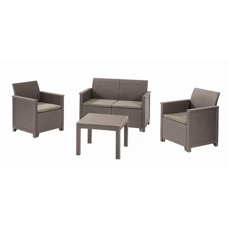 Комплект садових меблів Keter Emma 2 seater set, бежевий Комплект садових меблів Keter Emma 2 seater set, бежевий