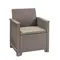Комплект садових меблів Keter Emma balcony set, стіл-скриня, бежевий