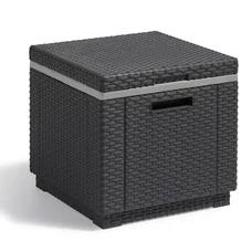 Стіл-скриня з термоізоляцією Allibert Ice Cube, графіт