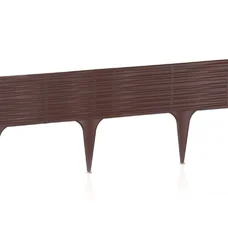 Бордюр садовий Prosperplast GARDEN BORDER, коричневий, 3,9 м