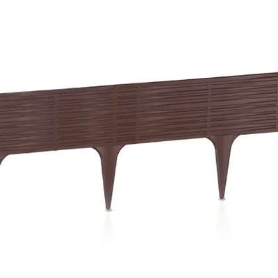 Бордюр садовий Prosperplast GARDEN BORDER, коричневий, 3,9 м