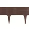 Бордюр садовий Prosperplast GARDEN BORDER, коричневий, 3,9 м
