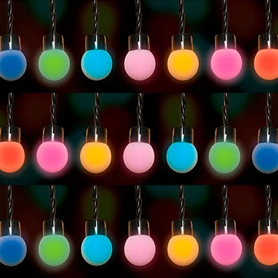 Гірлянда "Кульки", "Luca Lighting", 7,9 м, 50 LED, кольорова мерехтлива
