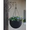 Горщик для рослин Keter Rattan hanging sphere з ланцюжками підвісний, антрацит, 8,6 л
