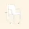 Стілець садовий пластиковий BICA Verona armchair, коричневий