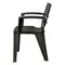 Стілець садовий пластиковий BICA EMMA, графіт