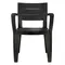 Стілець садовий пластиковий BICA EMMA, графіт