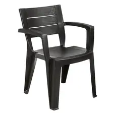 Стілець садовий пластиковий BICA EMMA, графіт