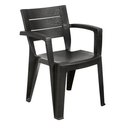 Стілець садовий пластиковий BICA EMMA, графіт