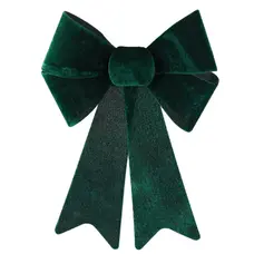 Бант декоративний Chomik велюр, 23х38 см, зелений