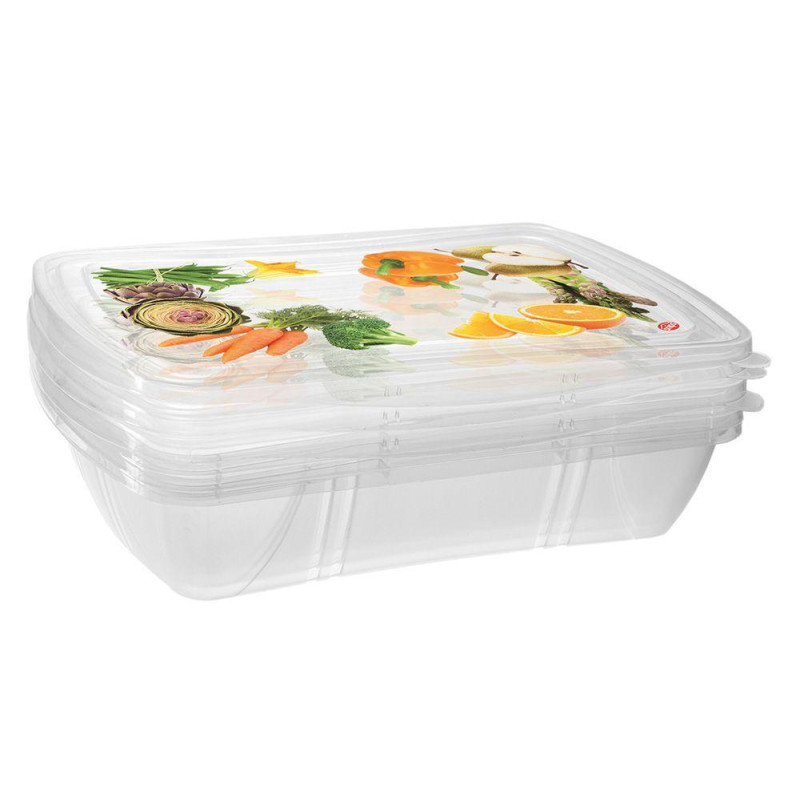 Контейнери для продуктів, 1,0 л, 3 шт.