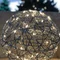 Куля декоративна срібна, 33 см, 80 led "Luca Lighting"