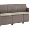 Комплект садових меблів Keter Emma 3 seater set, стіл-скриня, бежевий