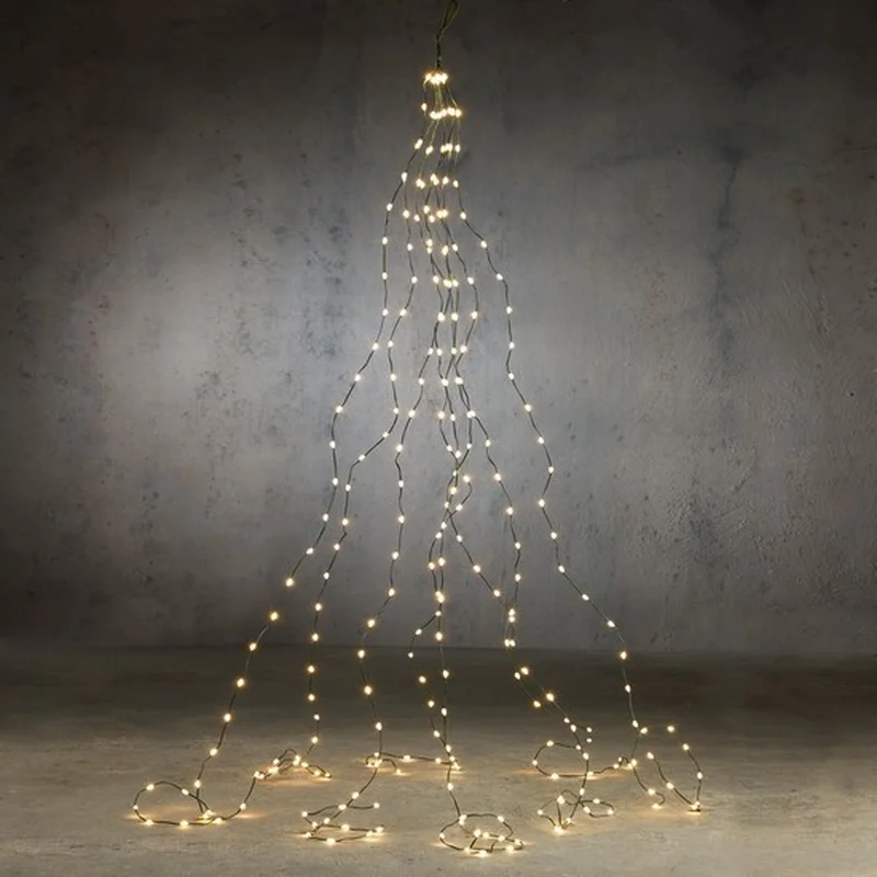 Гірлянда "Конус", "Luca Lighting", 1,6+6 м, колір теплий білий
