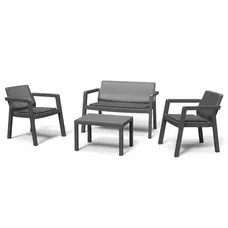 Набір меблів Keter Emily Patio set з подушками, графіт