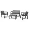 Набір меблів Keter Emily Patio set з подушками, графіт
