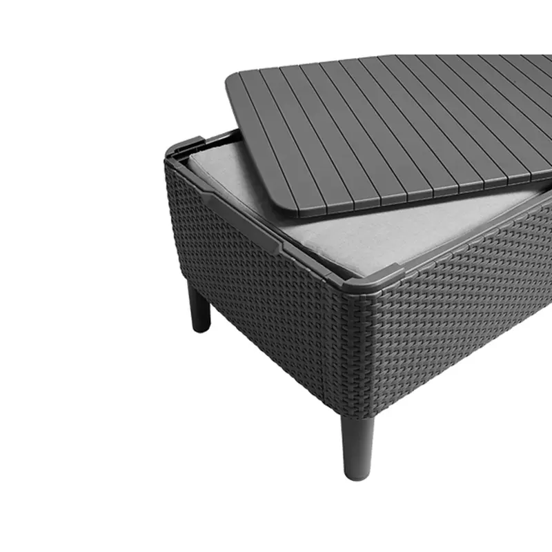 Комплект садових меблів Keter Salemo 3 seater set, графіт Комплект садових меблів Keter Salemo 3 seater set, графіт